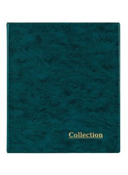 Альбом для монет и банкнот на кольцах зелёный "Collection" Гранд 