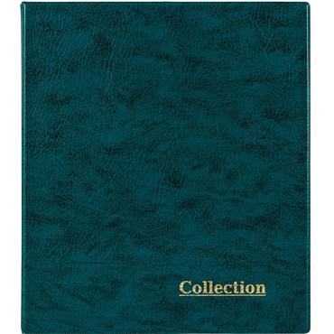 Альбом для монет и банкнот на кольцах зелёный "Collection" Гранд 