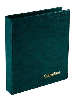 Альбом для монет и банкнот на кольцах зелёный "Collection" Гранд 